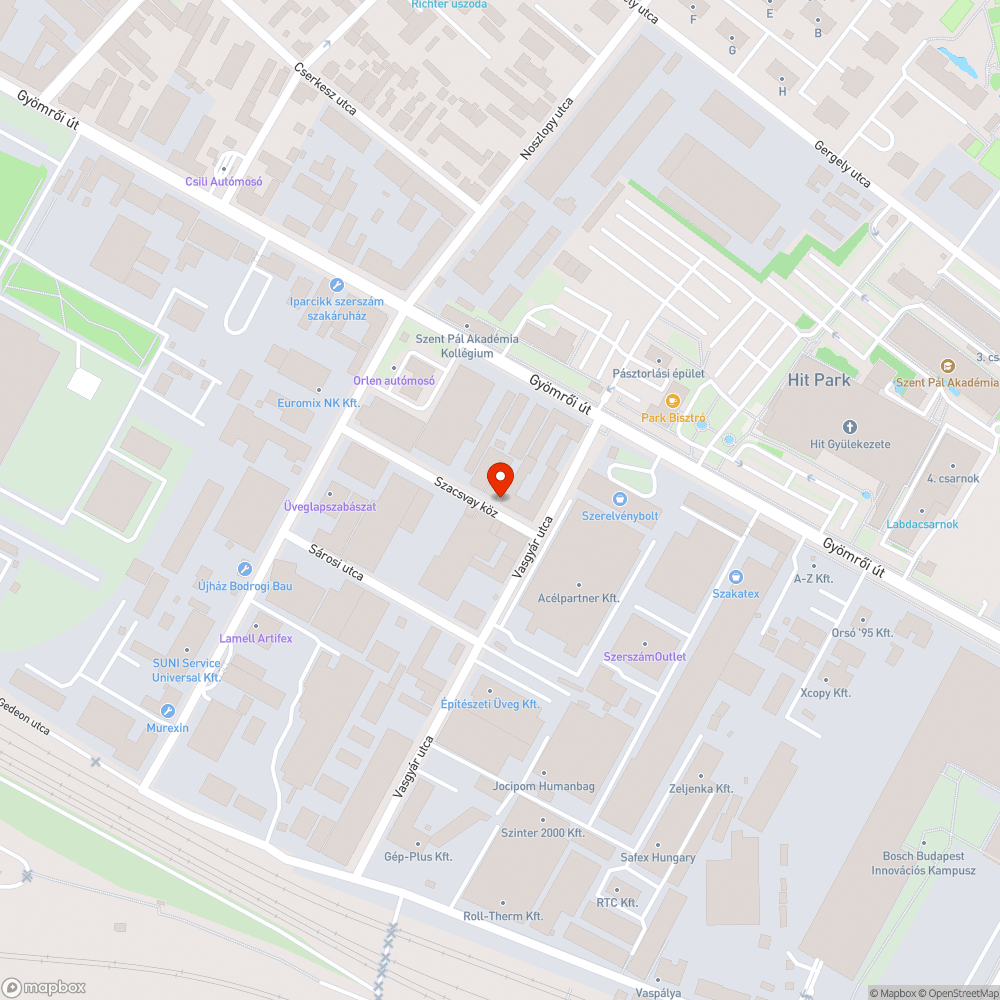 Rengeteg kátyú végig az utcában bejelentés helye