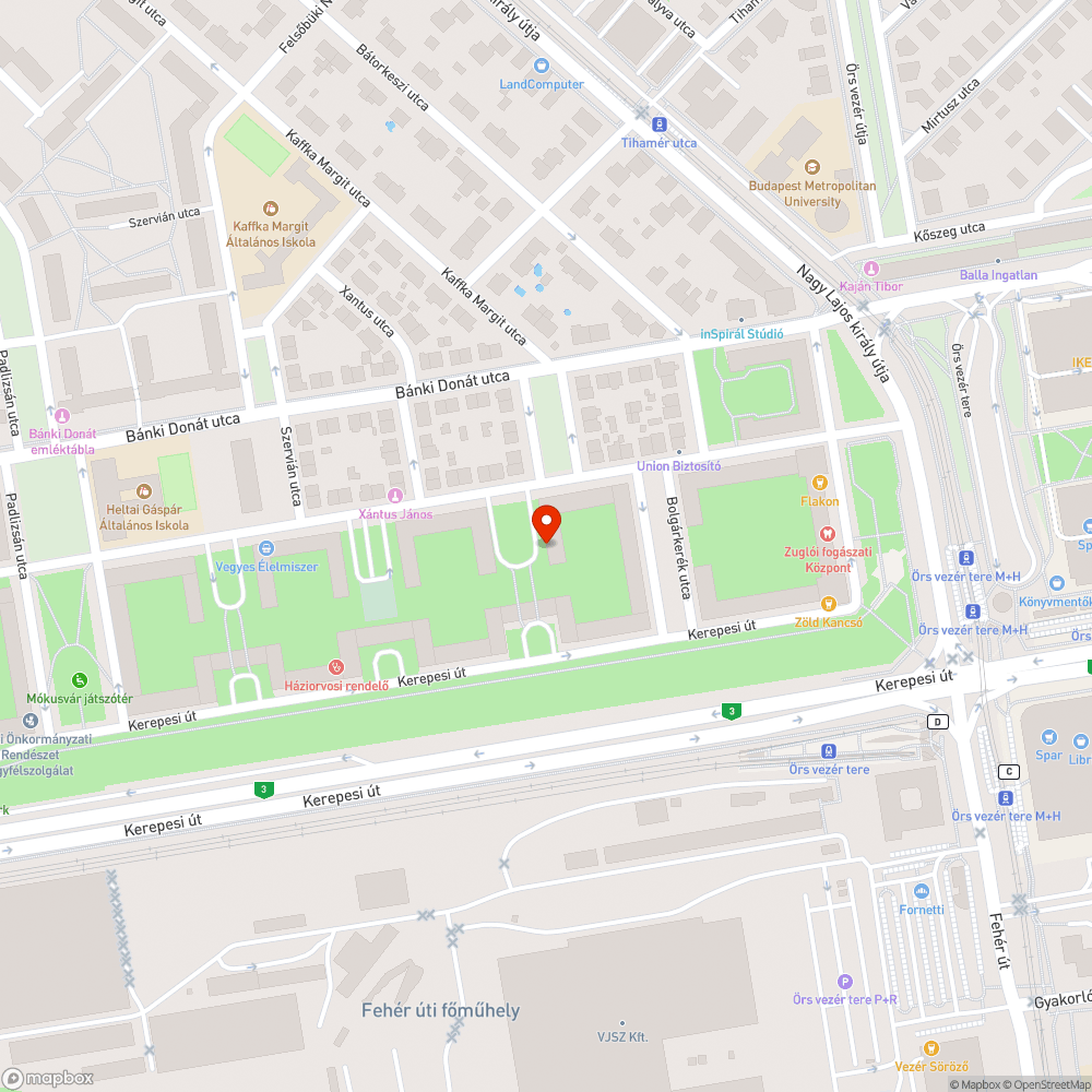 Fa gallyazása szükséges és galamb ürülék eltakarítása a járdáról bejelentés helye