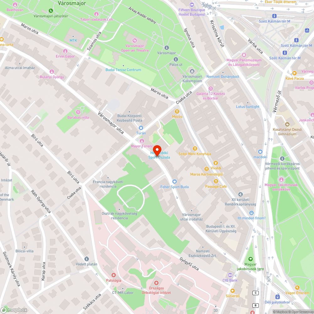 Megsüllyedt járda bejelentés helye