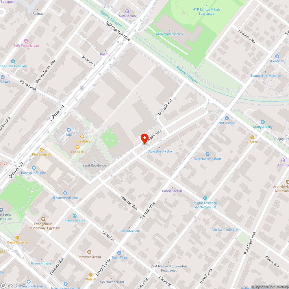 Nyitott, botlásveszélyes aknafedél bejelentés helye