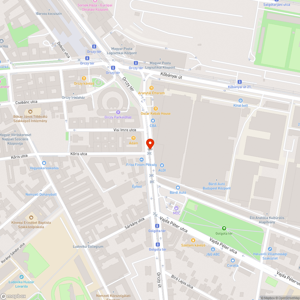 Sérült, balesetveszélyes oszlopok bejelentés helye