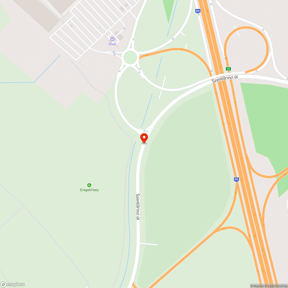 Hiányzó/Lekopott útfelfestés bejelentés helye