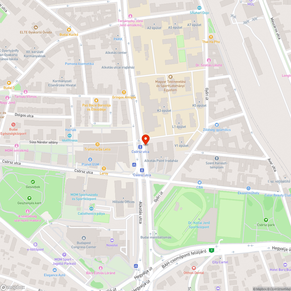 Rongált szekrény bejelentés helye