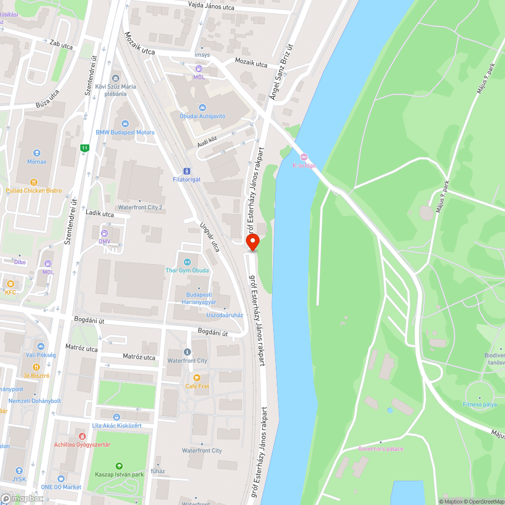 Aszfaltpúp bejelentés helye