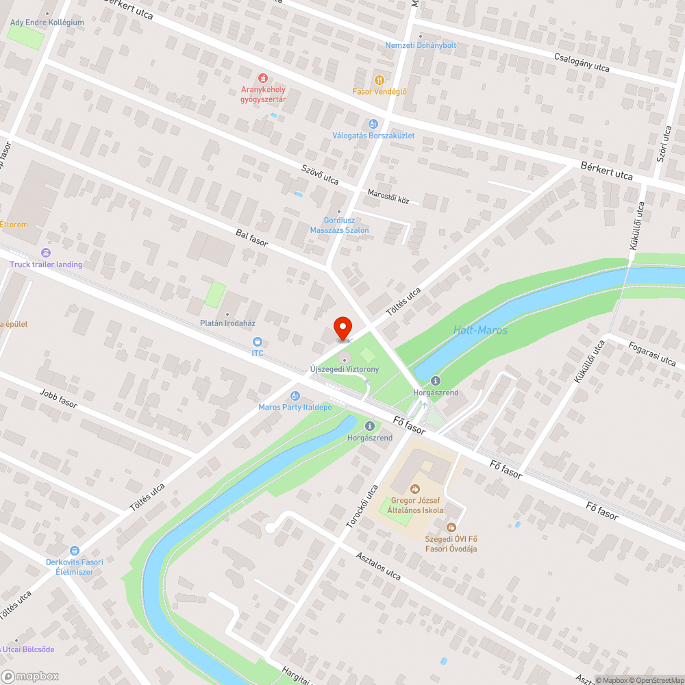 Helyreállítatlan járda bejelentés helye