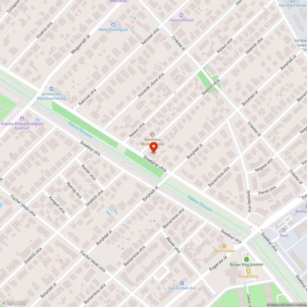 Leszakadt utcatábla a Gödöllői utcában bejelentés helye