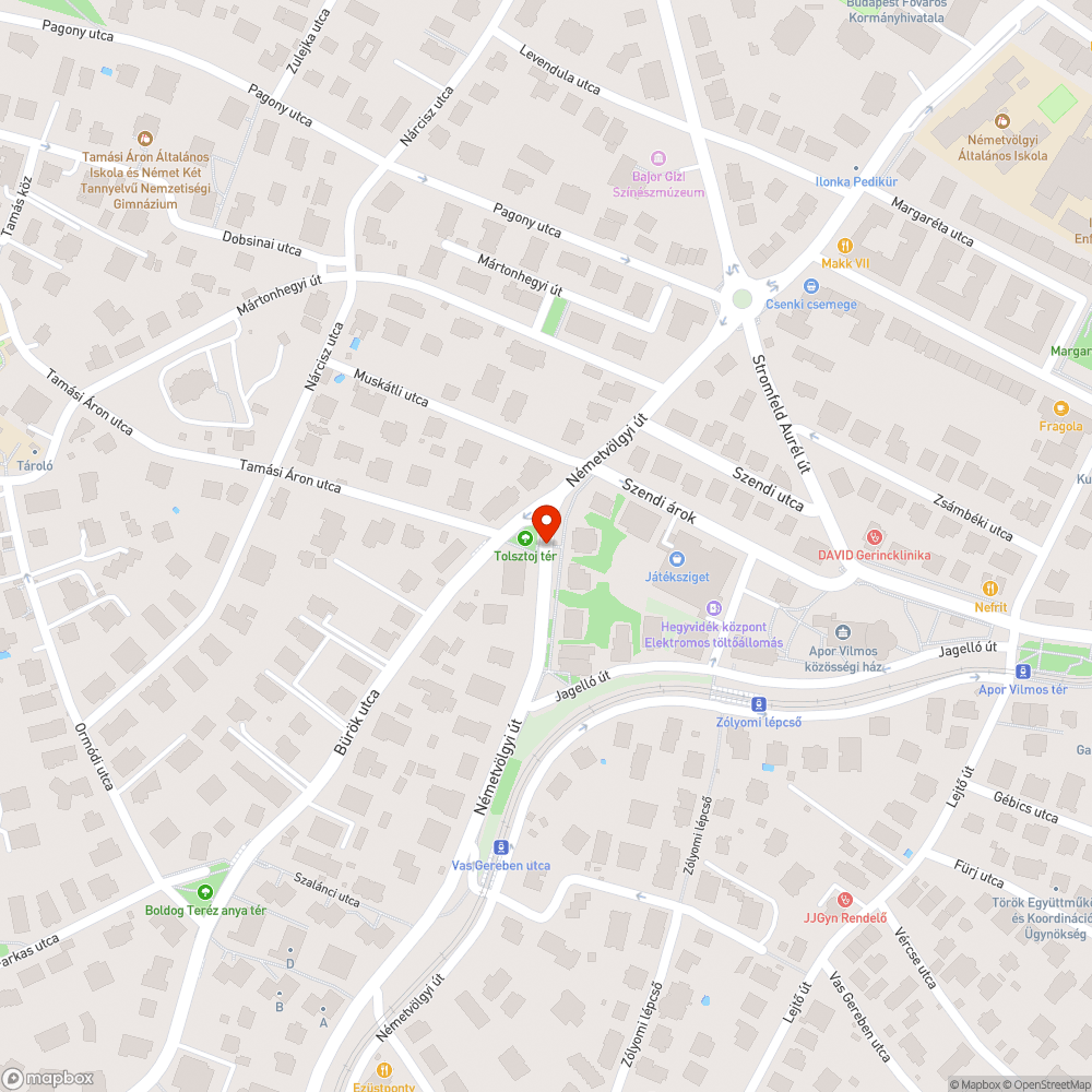 Leszakadó gyalogátkelő-tábla bejelentés helye