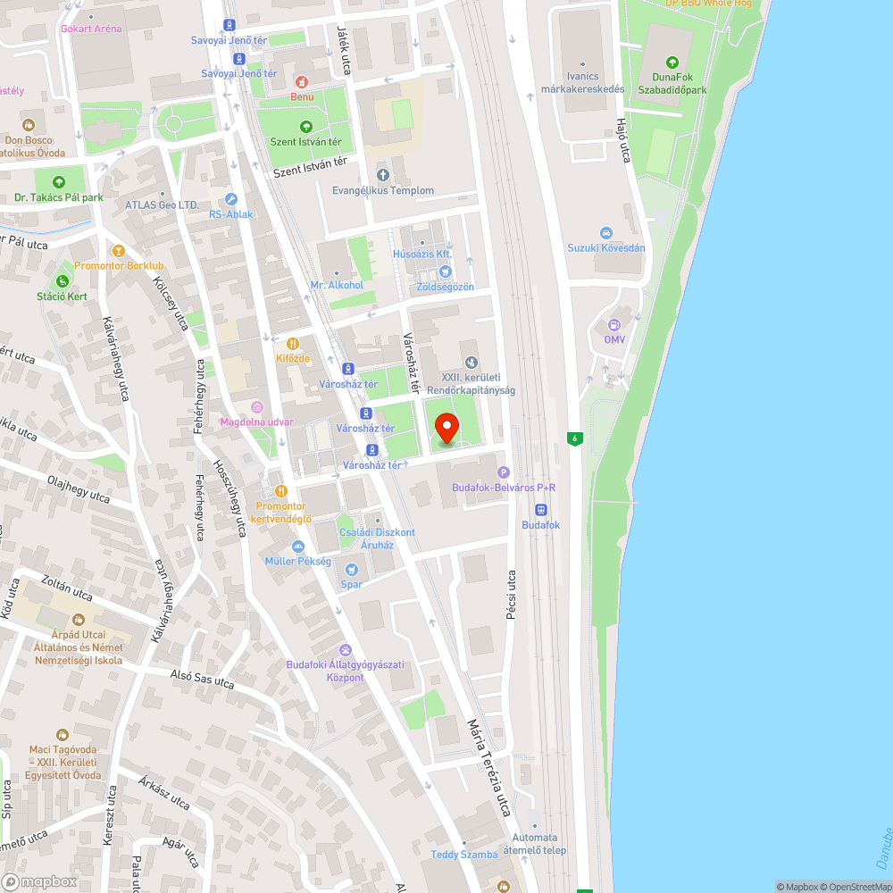 Hangos zászló bejelentés helye