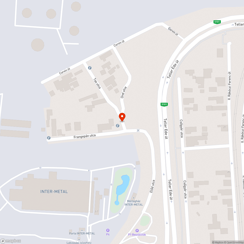 Roncs közterületen bejelentés helye