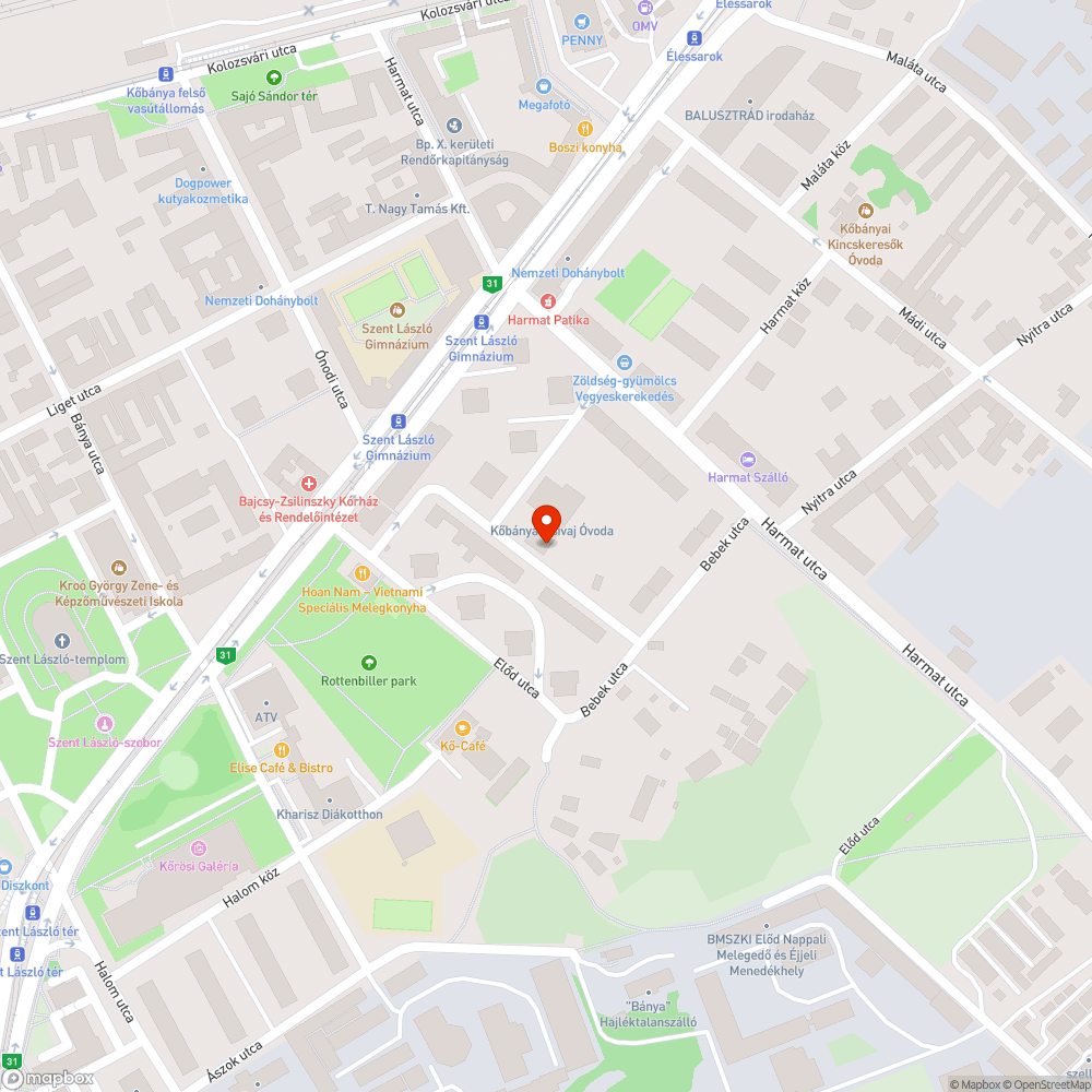 Avarral, kosszal terhelt járdaszegély bejelentés helye