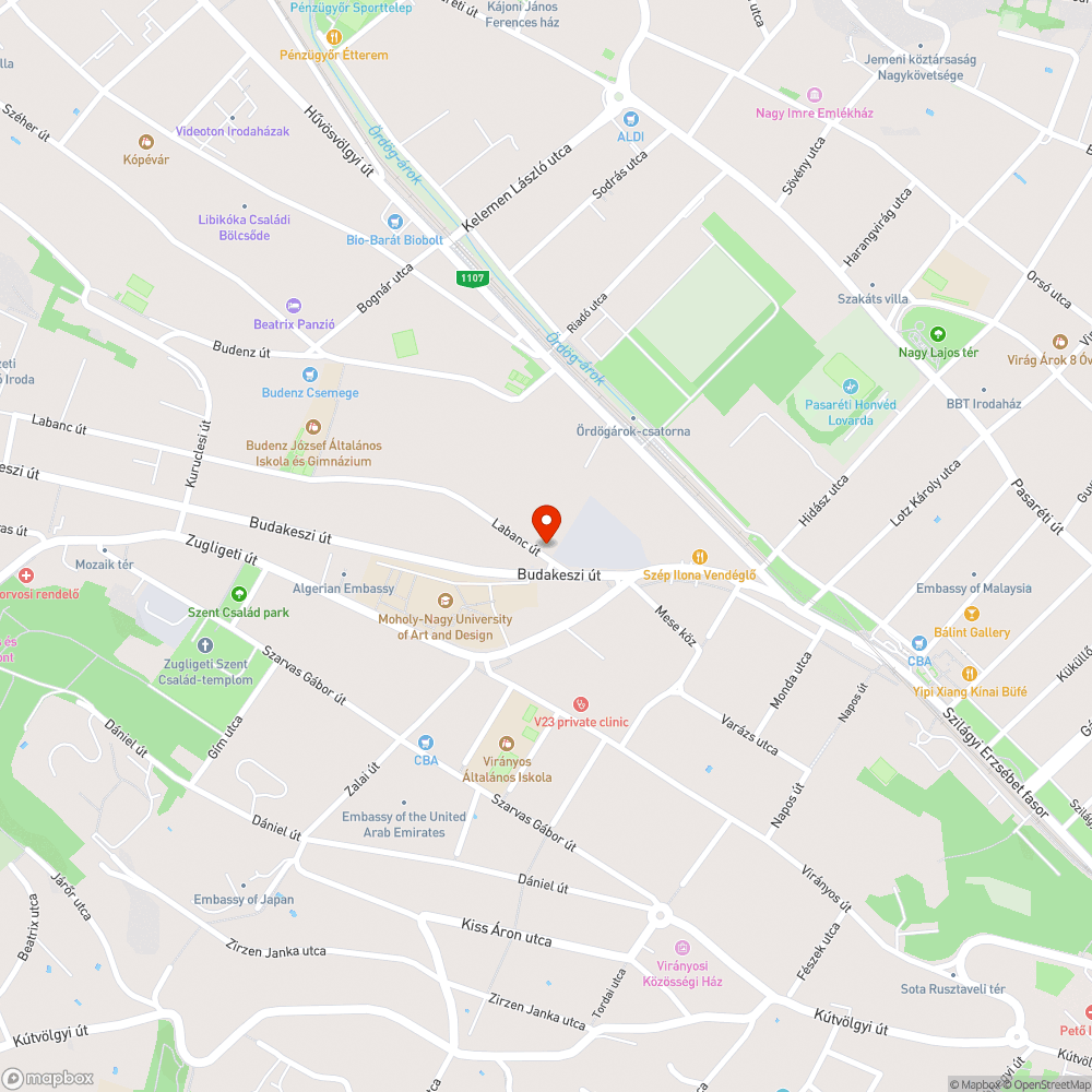 Járdaszűkület bejelentés helye