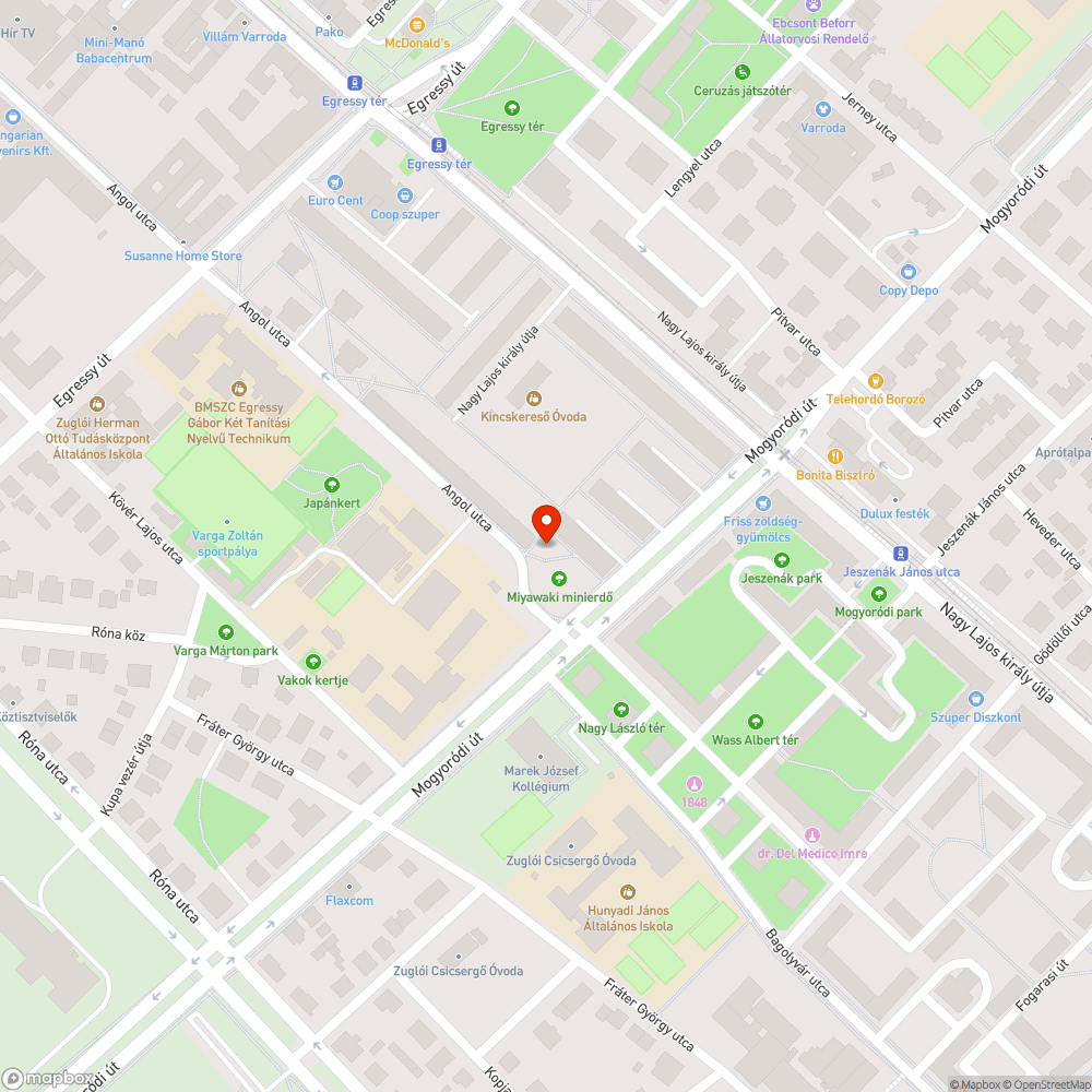 Megsüllyedt, benőtt járda bejelentés helye