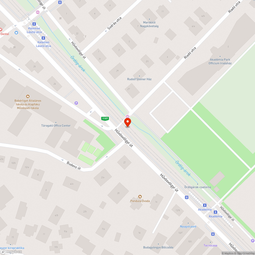 Megsüllyedt kerékpárút bejelentés helye