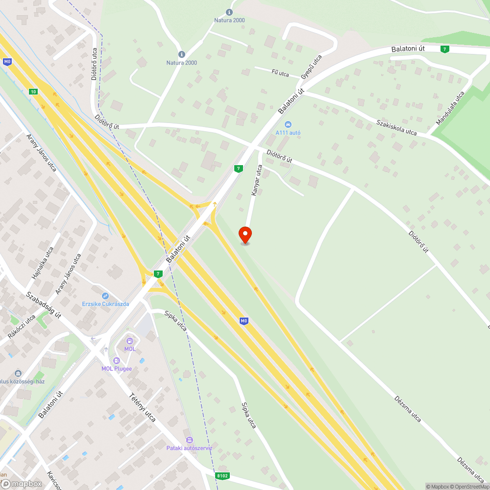 Hiányzik az aszfalt bejelentés helye