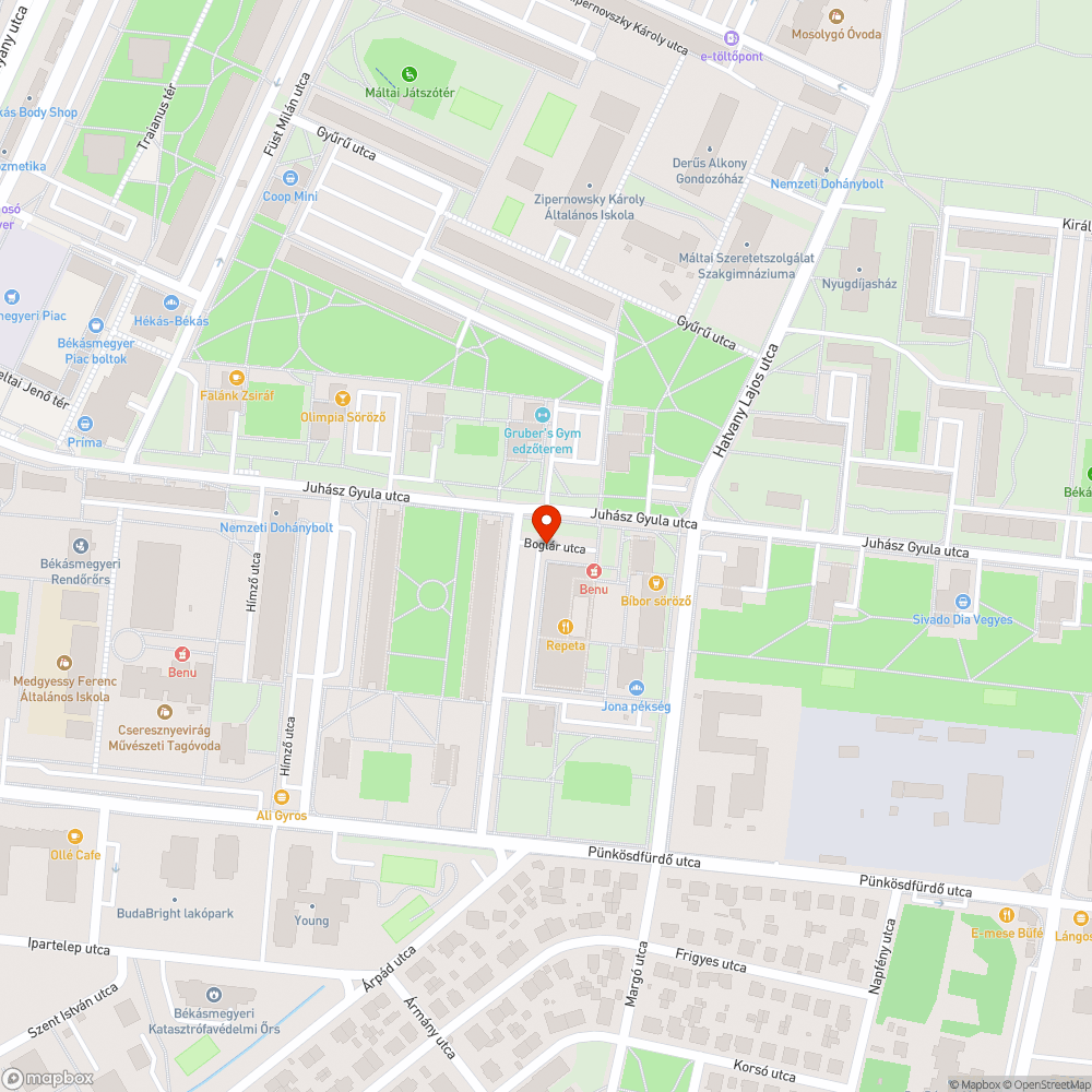 Járdán parkolás bejelentés helye