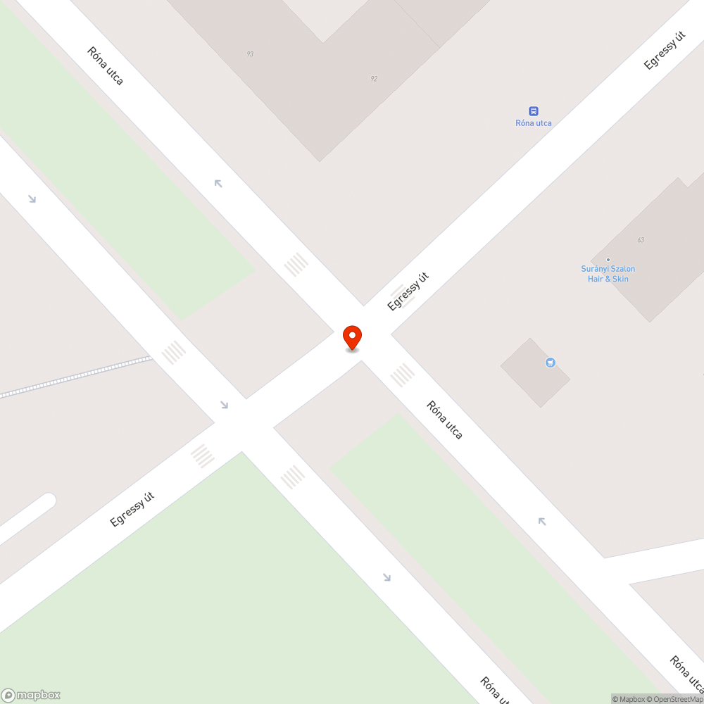 Középen lyukas, Magyar Posta feliratú aknafedél bejelentés helye