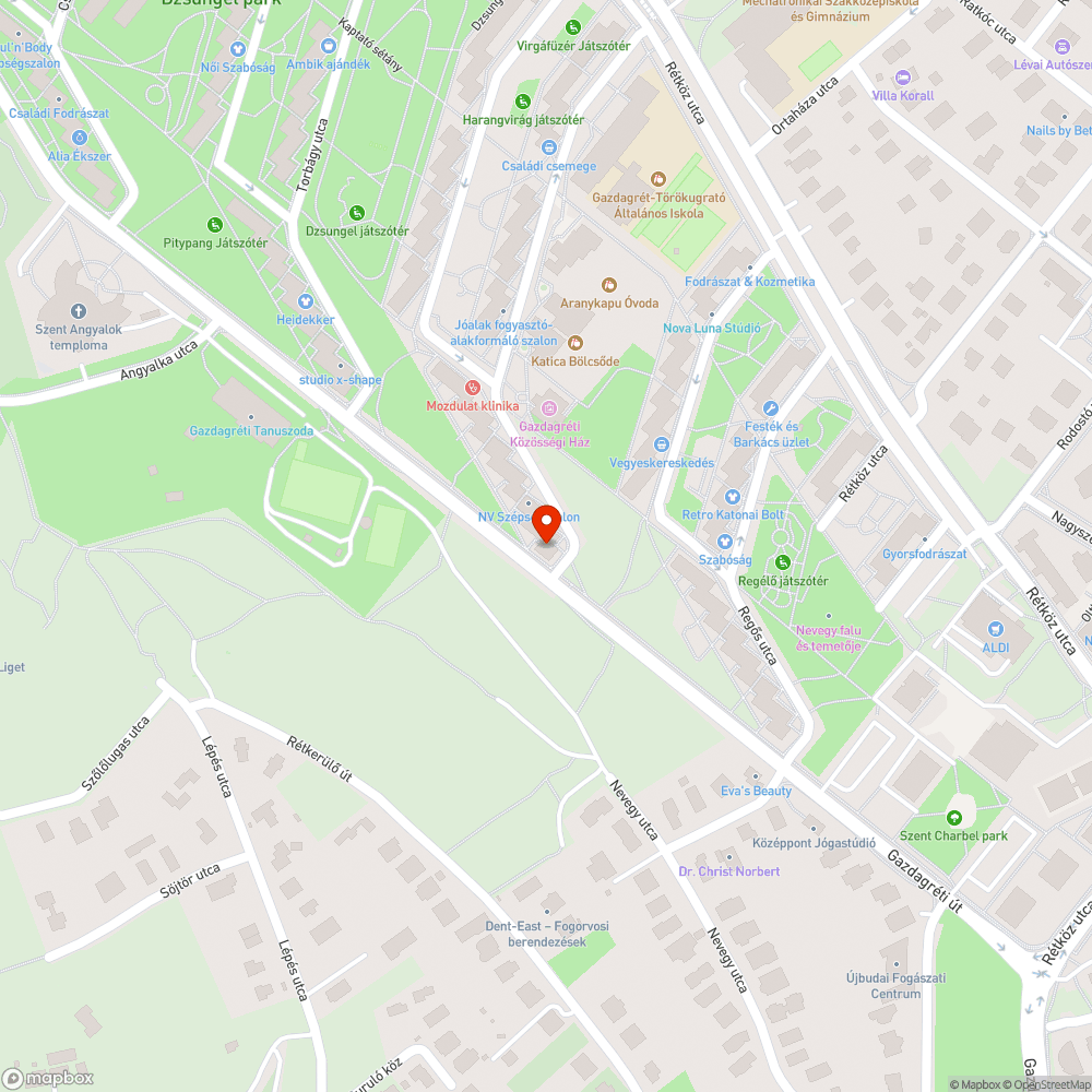 Szemét és üvegszilánkok bejelentés helye