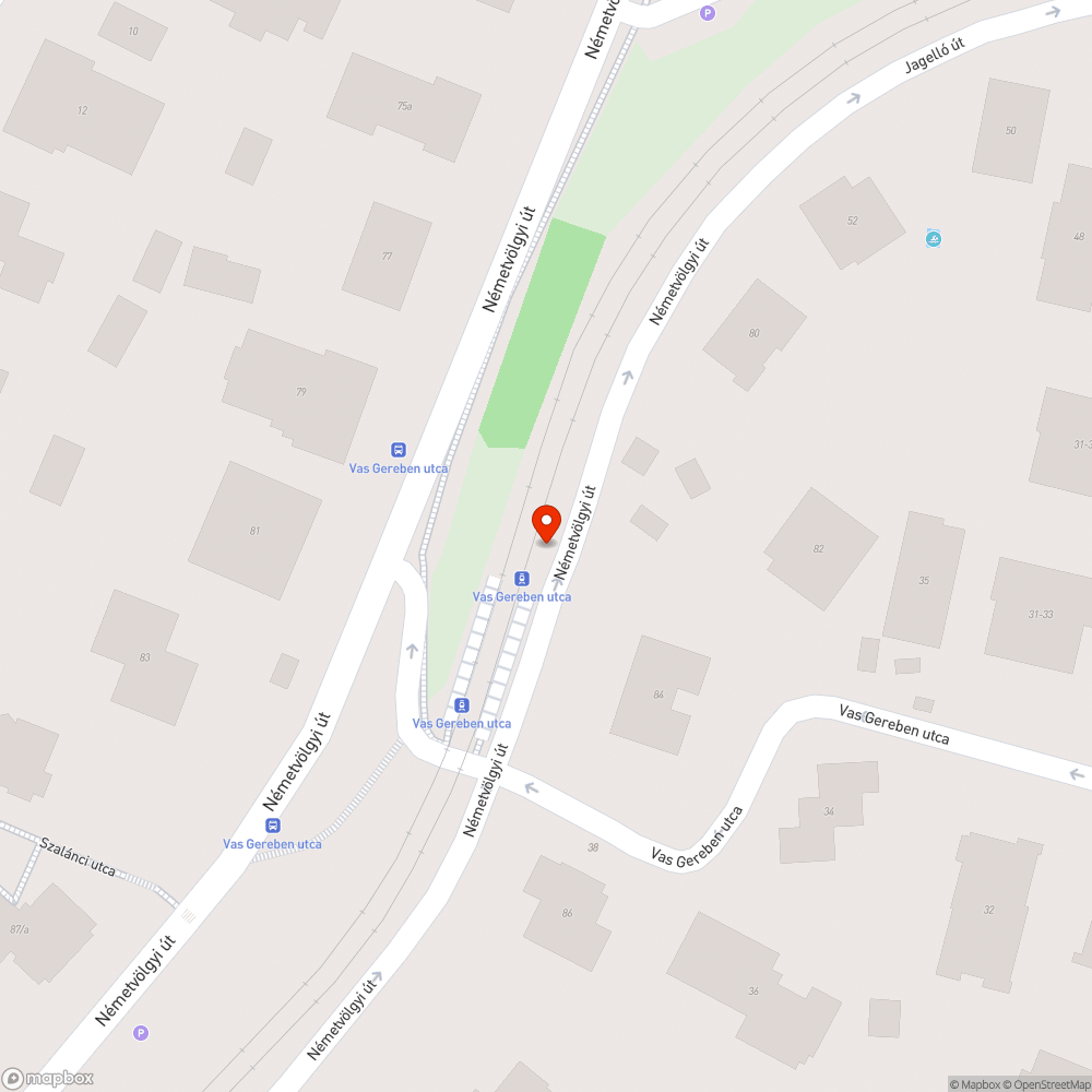 Megdőlt tábla bejelentés helye