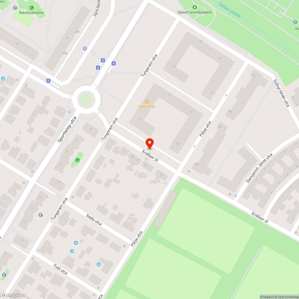 Kátyús utca bejelentés helye