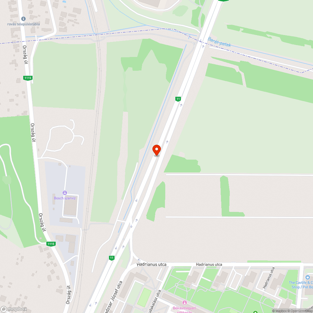 Megviselt zászlók bejelentés helye