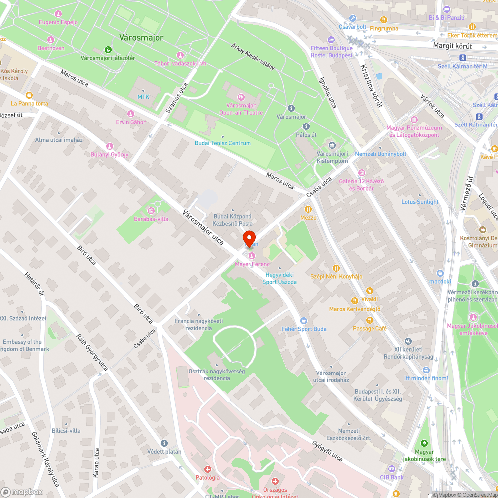 Üres szemetestartó bejelentés helye