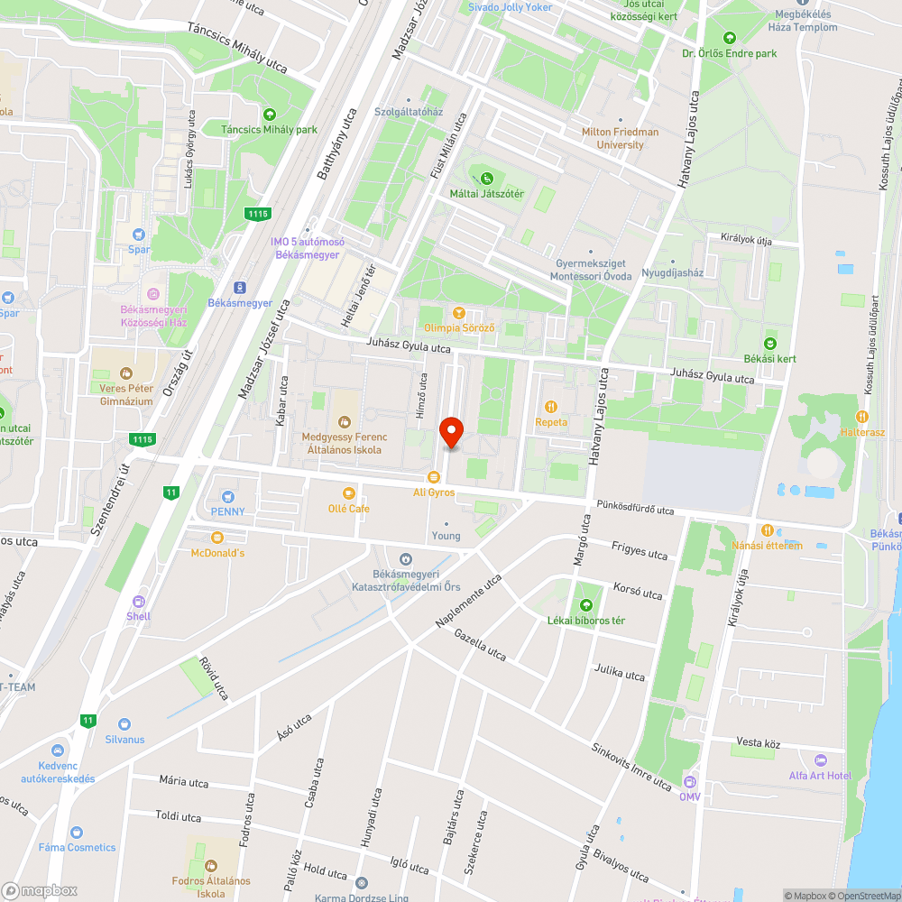 Halott fa bejelentés helye