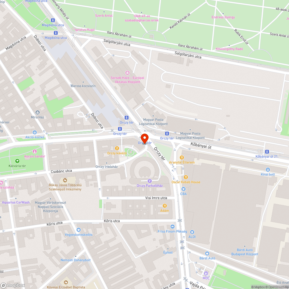 Járdán, zebránál parkolás bejelentés helye