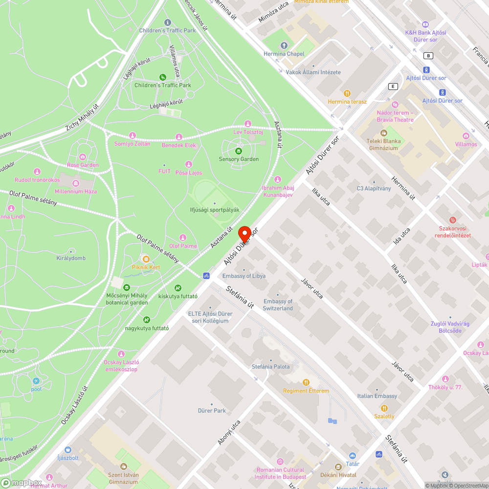 Kidőlt hírközlési szekrény bejelentés helye