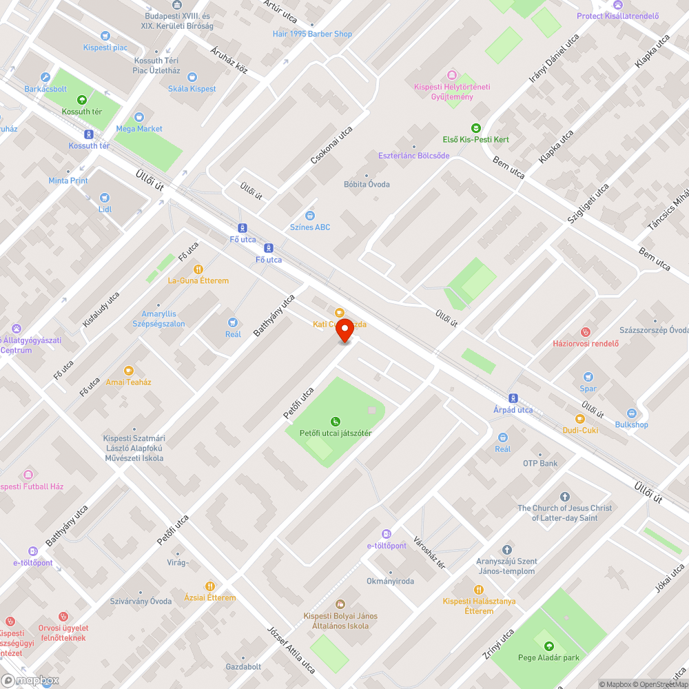 Balesetveszélyes játszótéri járdaburkolat bejelentés helye