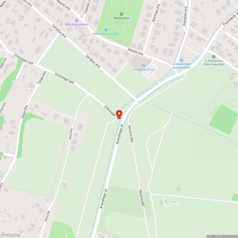 Gyalogosátkelő/zebra hiánya bejelentés helye