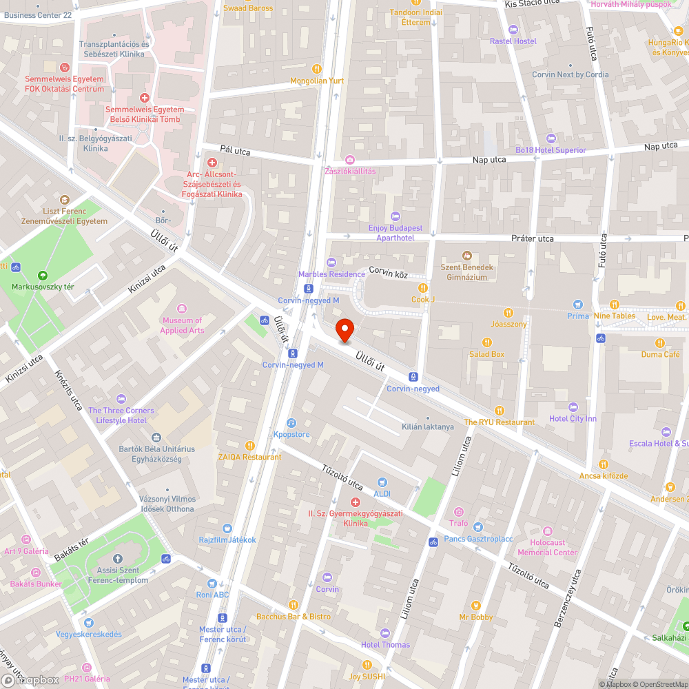 Szemetes járdasziget bejelentés helye