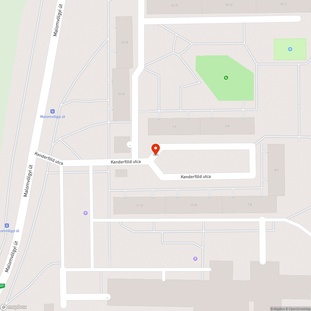 Visszatérő füvön parkolás bejelentés helye