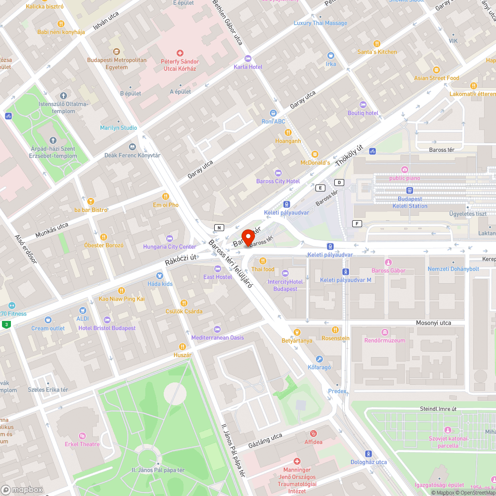 Kidöntött poller bejelentés helye