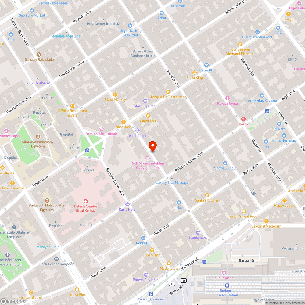 Úthibák bejelentés helye