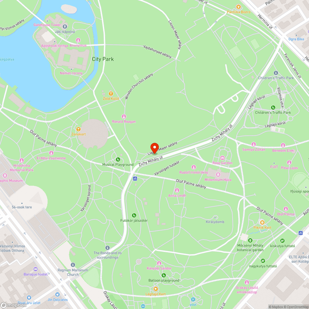 Úthibák bejelentés helye