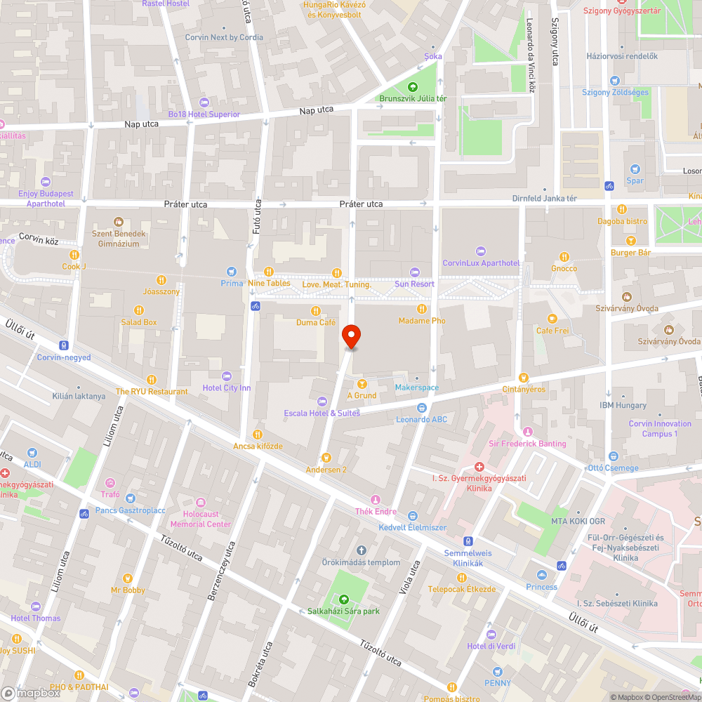 Úthibák bejelentés helye