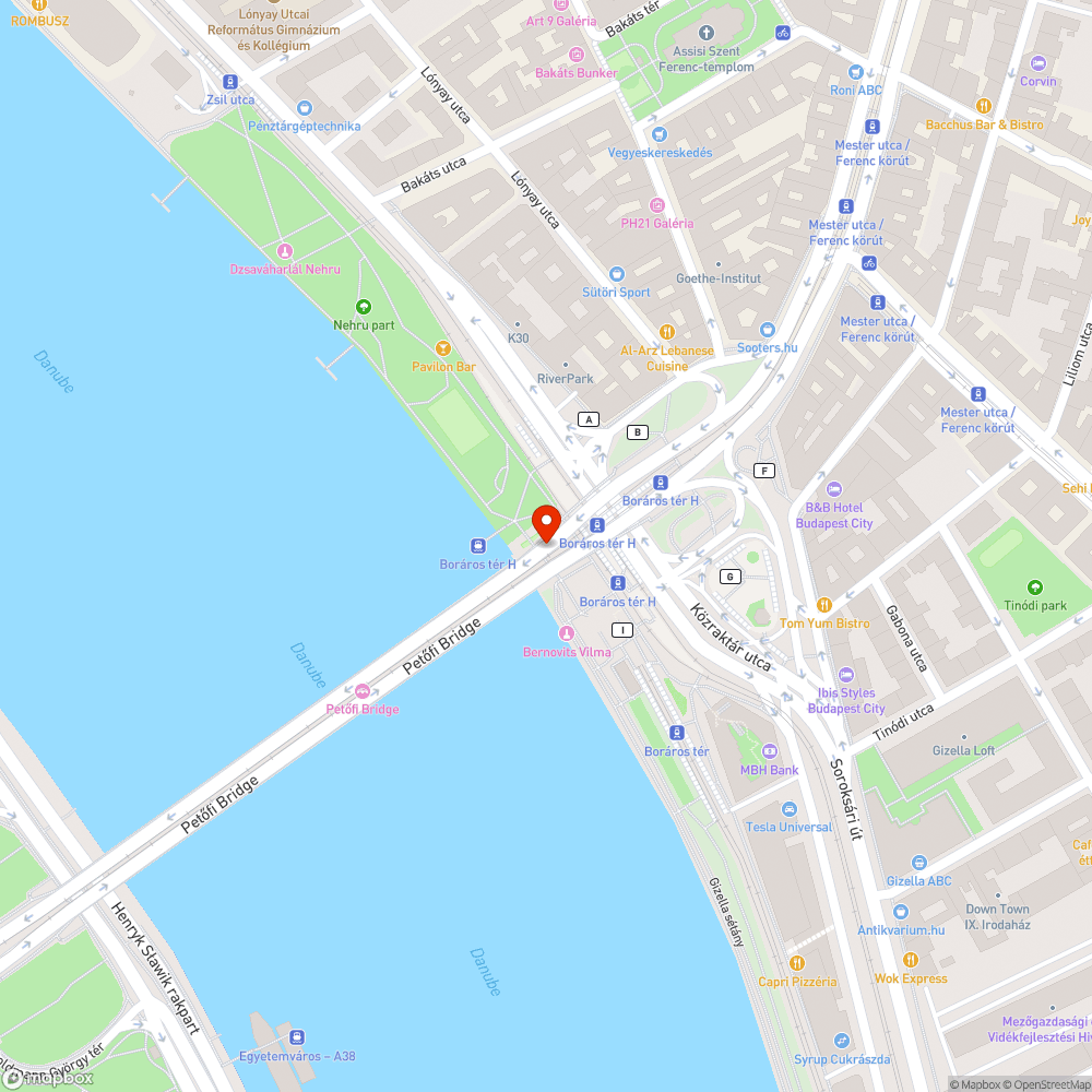 Graffiti bejelentés helye