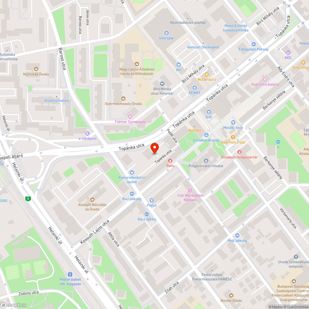 Sérült kerítés bejelentés helye