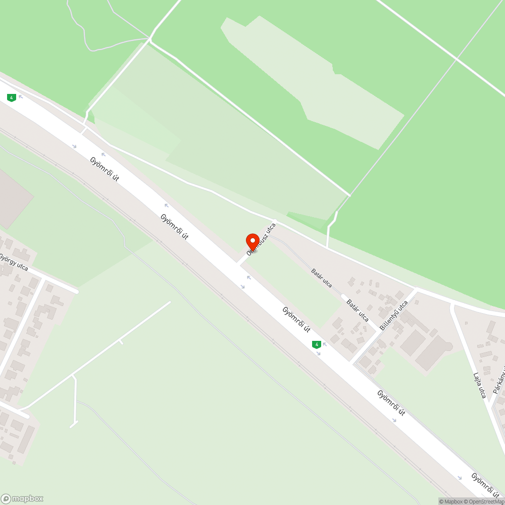 Gyömrői úti szemét bejelentés helye