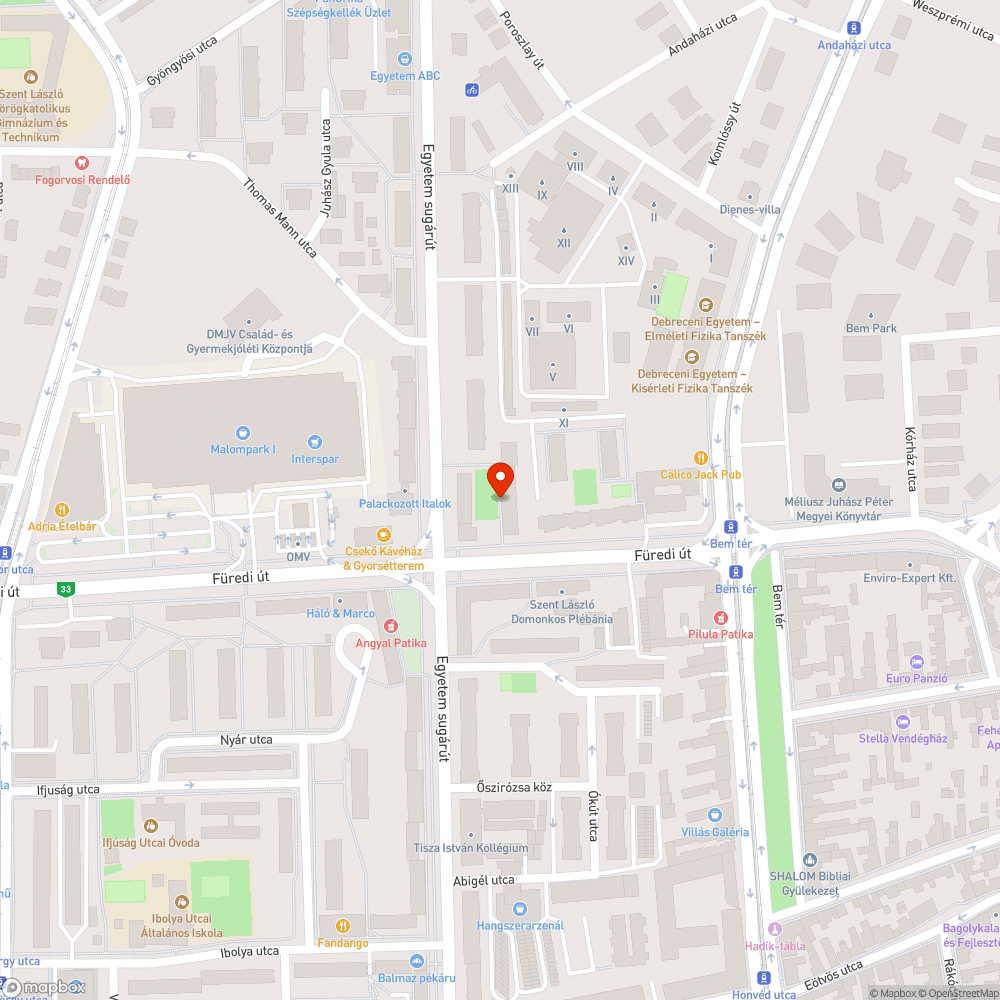 hibás lámpafej bejelentés helye