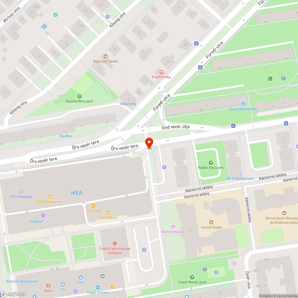 Jelzőlámpa kitakarás bejelentés helye