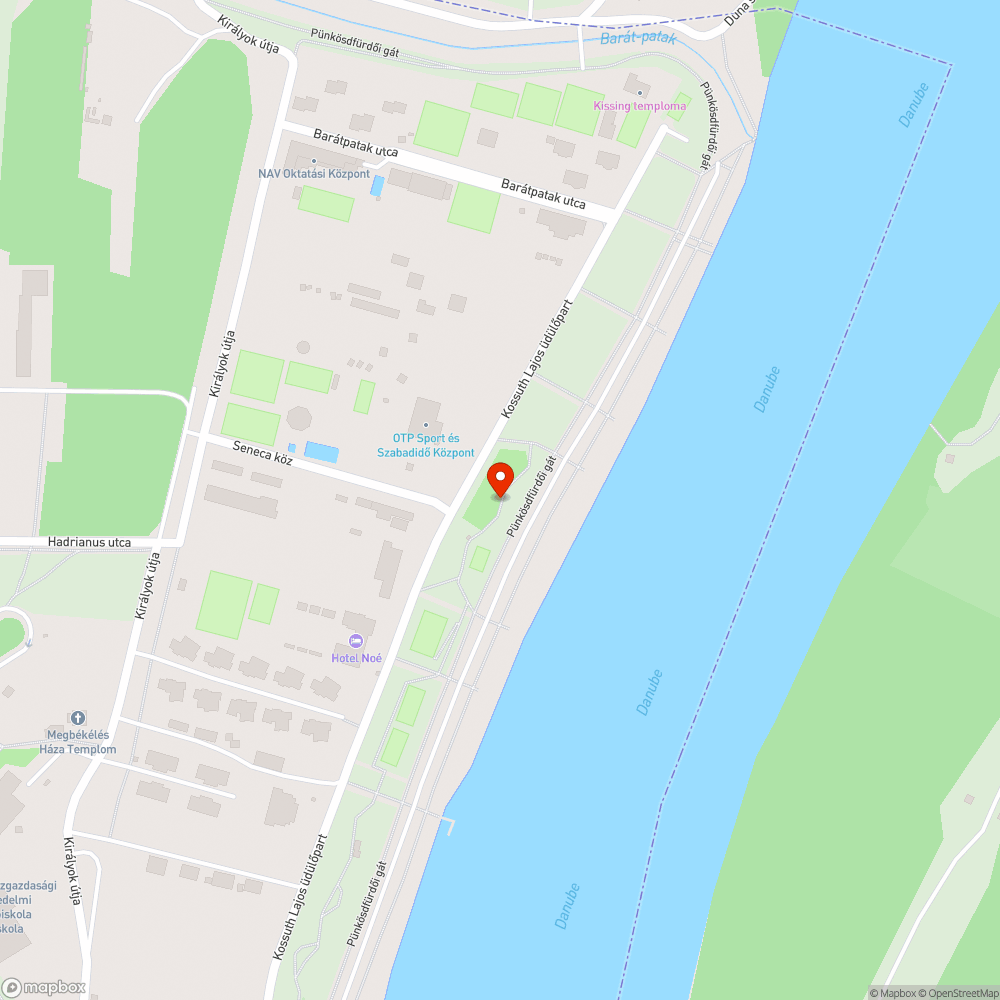 Náci matricák a Pünkösdfürdő Parkban bejelentés helye