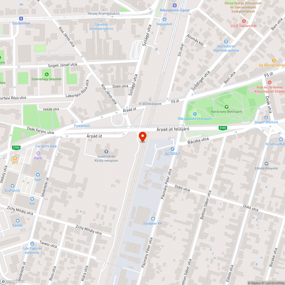 Szeméthegyek Rákospalota-Újpest bejelentés helye