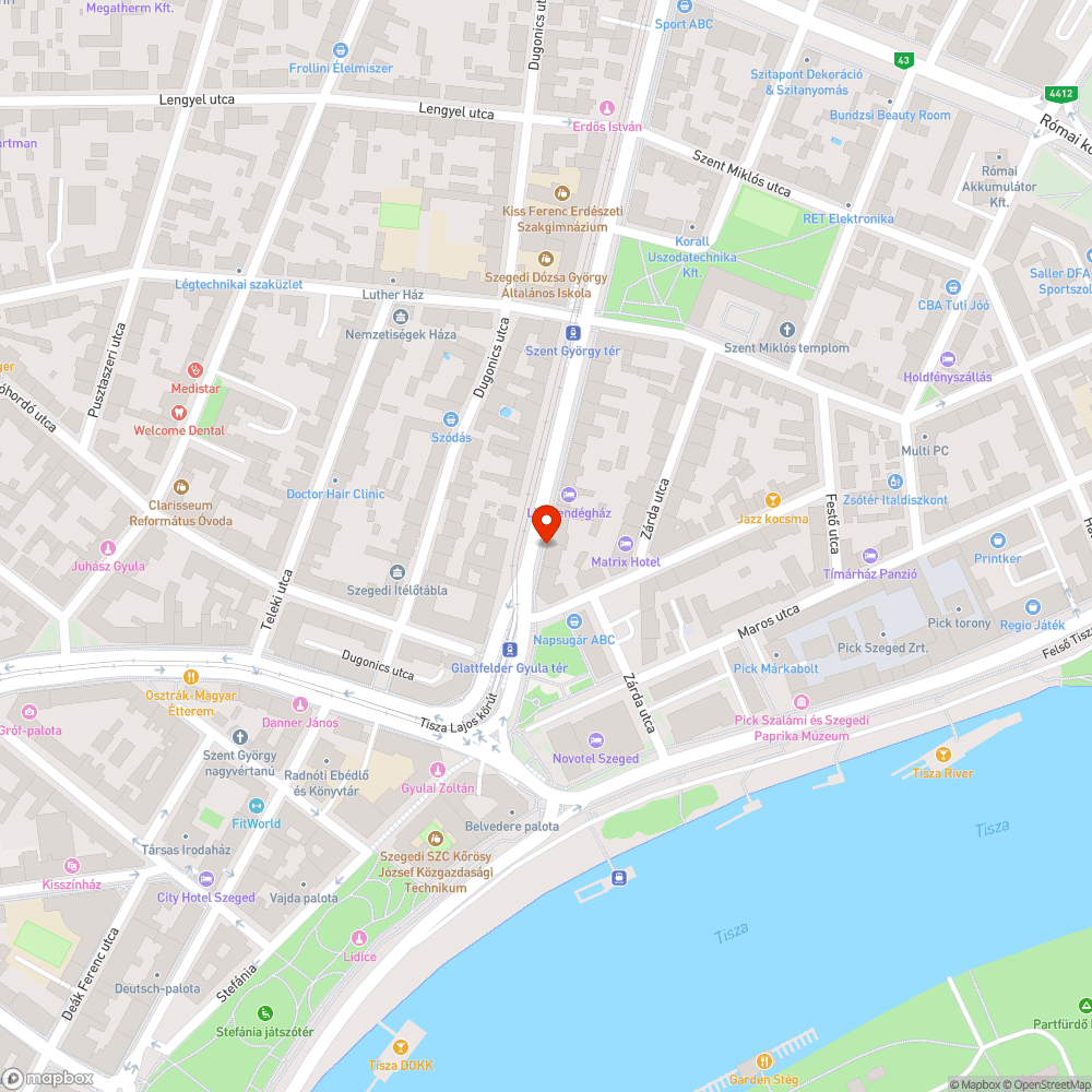 Beszakadt fedlap bejelentés helye