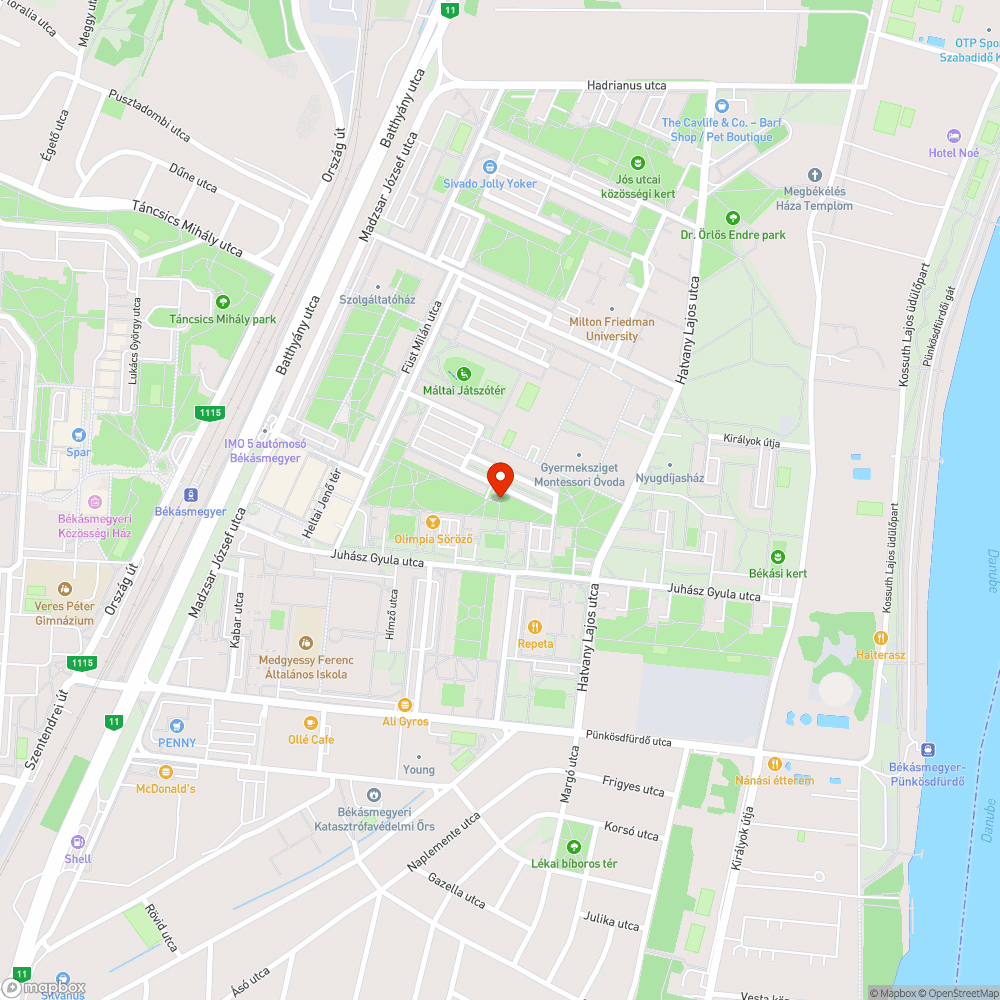 Kiégett lámpa bejelentés helye