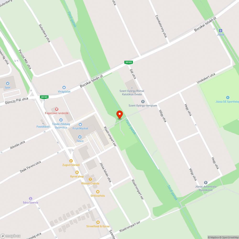 Rossz állapotú padok bejelentés helye