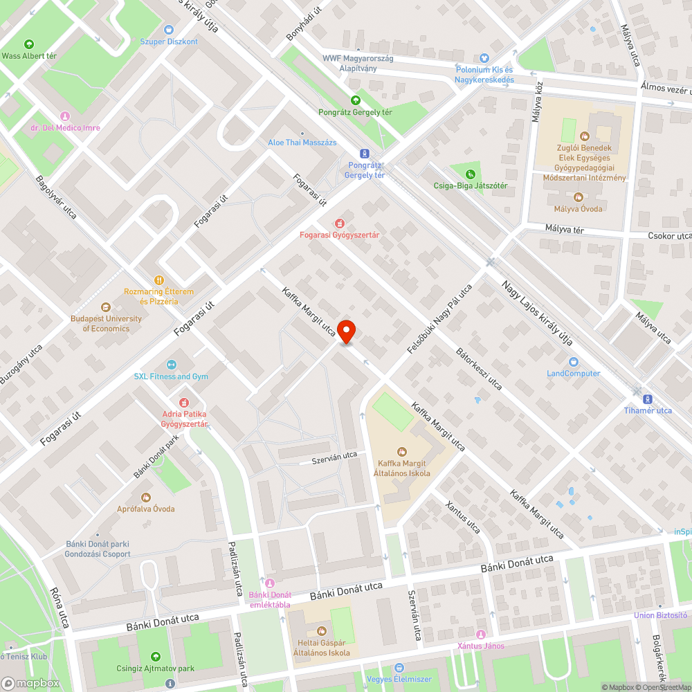 Gödör a járdában bejelentés helye