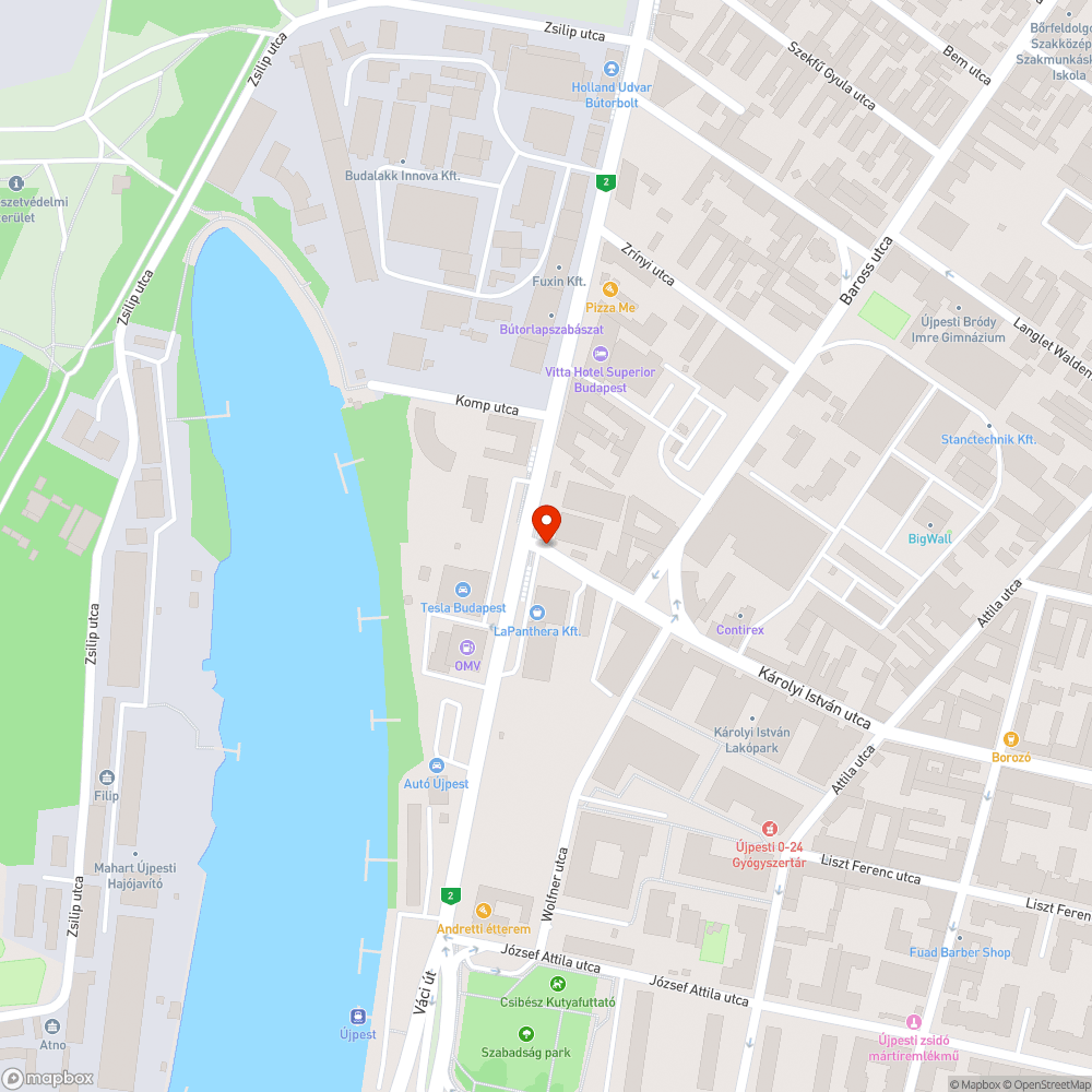 Félbehagyott útépítés bejelentés helye