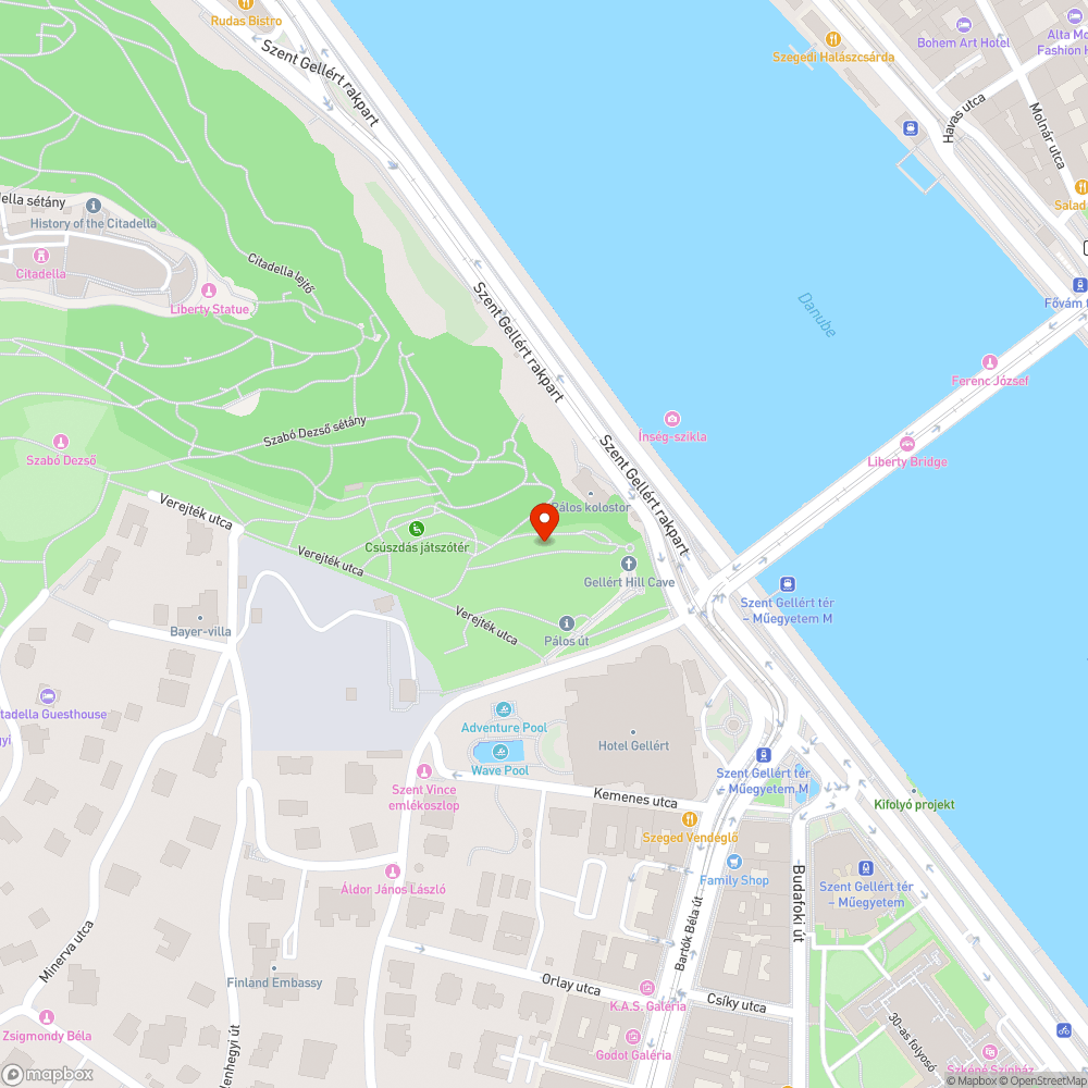 Graffiti bejelentés helye