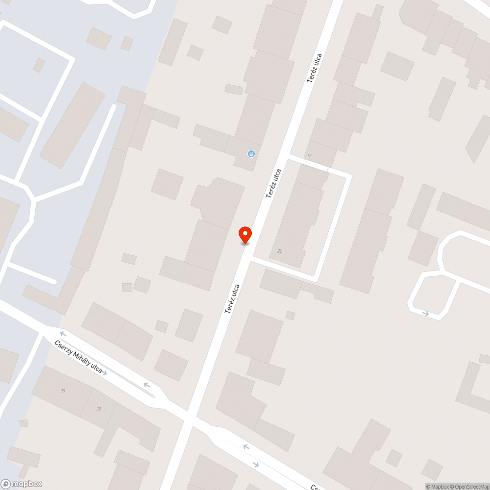 Elfogyó útszél a Teréz utcában bejelentés helye